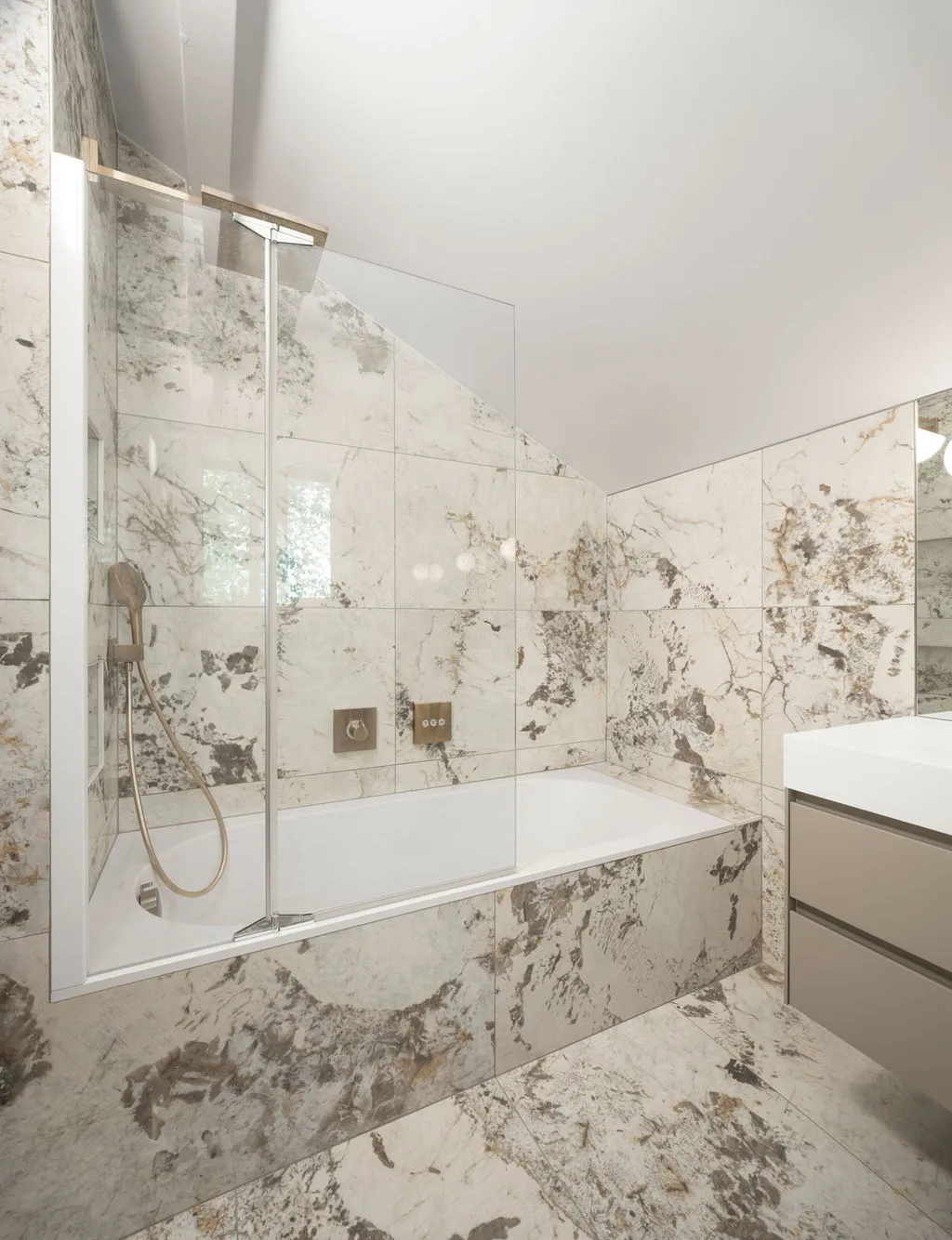 luxury tilework and waterproofing bathroom renovation