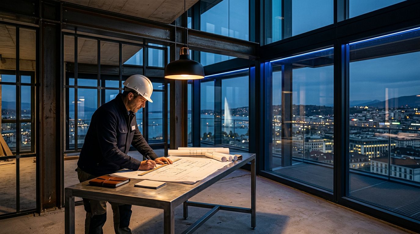 Honoraires direction travaux Genève : comment ils se calculent