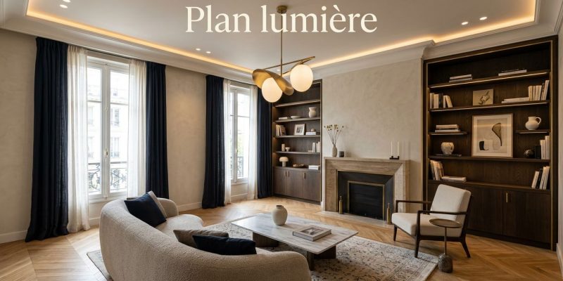 Plan lumière d'appartement : les décisions à prendre très tôt