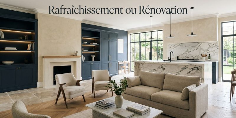 Rafraîchissement ou rénovation : bien choisir