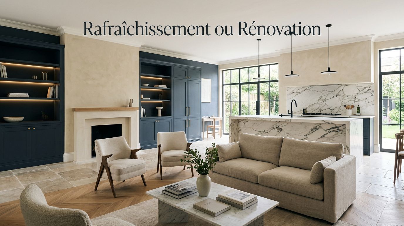 Rafraîchissement ou rénovation : bien choisir