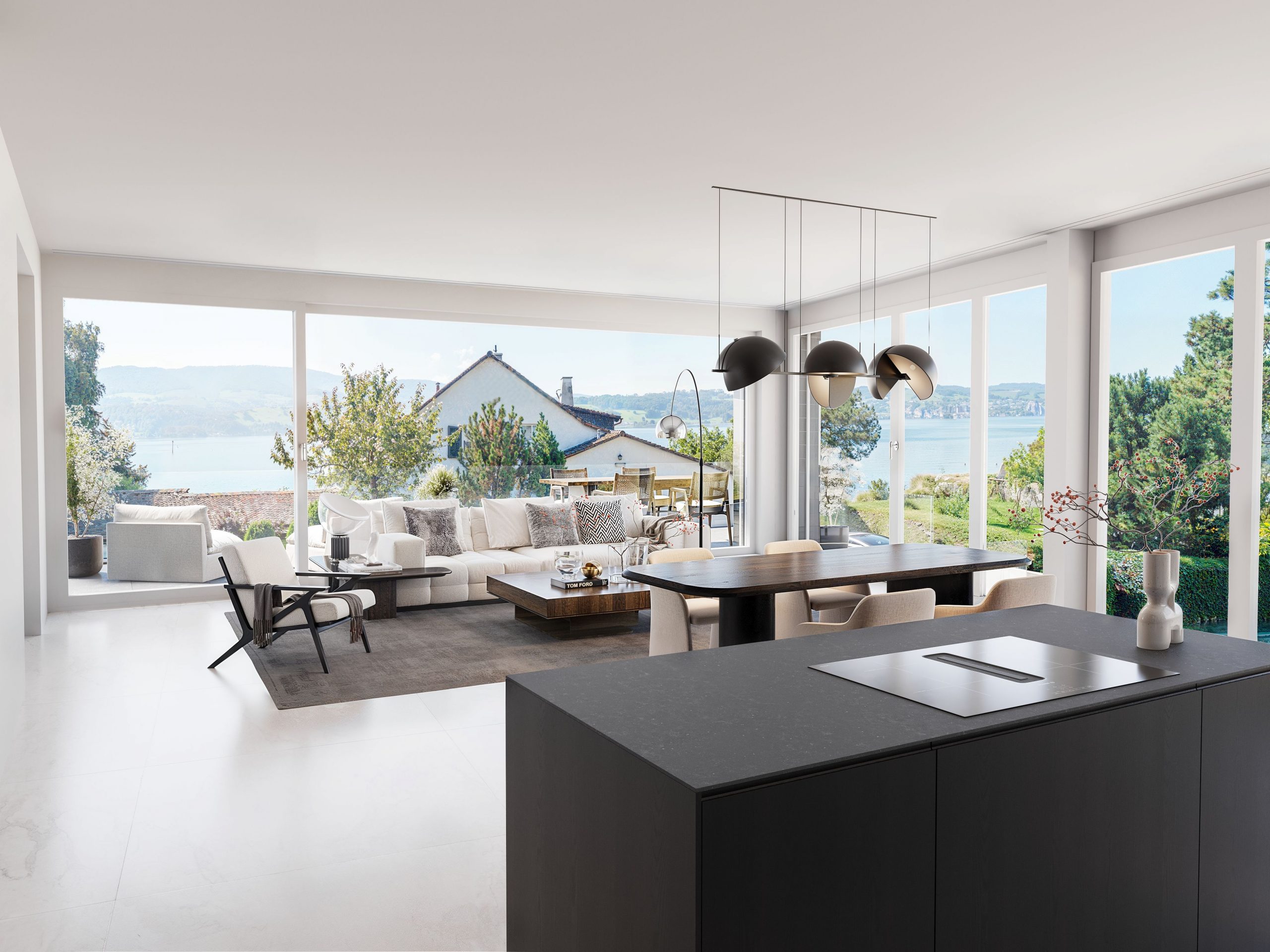 modern house renovation in Geneva, Cologny, taxes